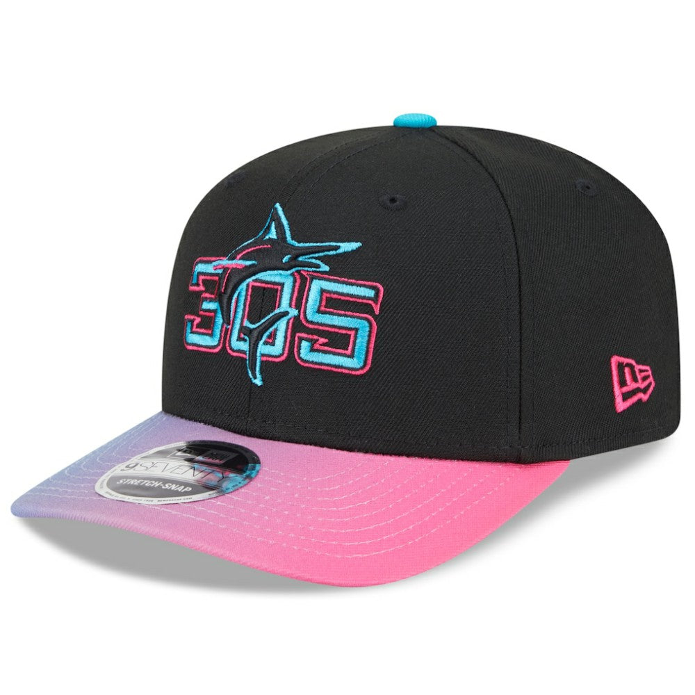 Miami Marlins New Era 2025 City Connect 9SEVENTY Adjustable Hat Lifestyle