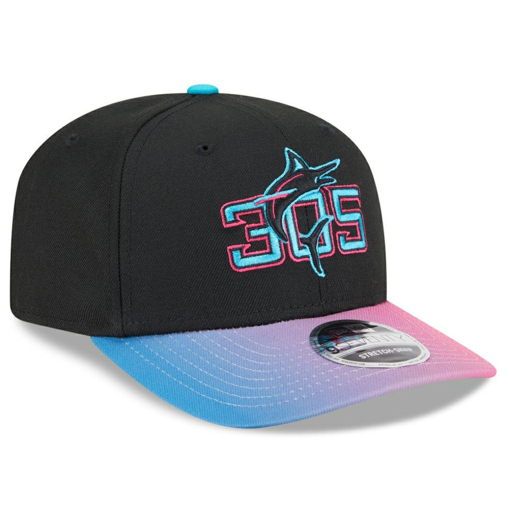 Miami Marlins New Era 2025 City Connect 9SEVENTY Adjustable Hat Lifestyle
