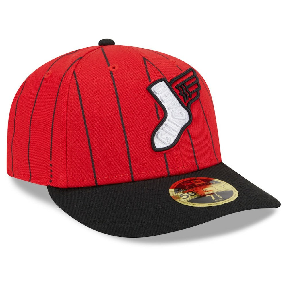 Chicago White Sox New Era 2025 City Connect Low Profile 59FIFTY Fitted Hat Lifestyle