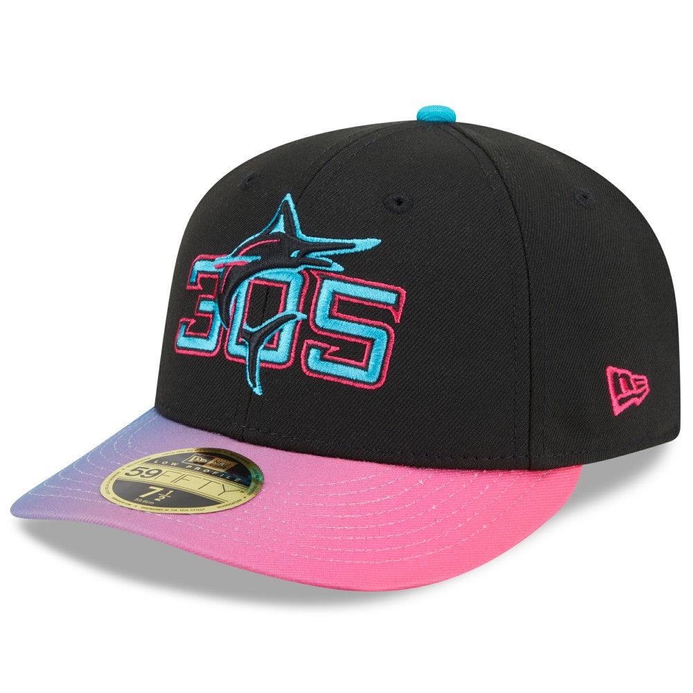 Miami Marlins New Era 2025 City Connect Low Profile 59FIFTY Fitted Hat Sale