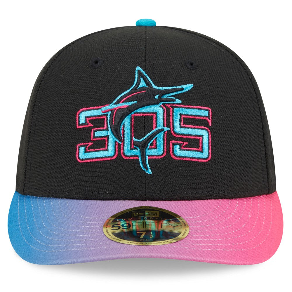 Miami Marlins New Era 2025 City Connect Low Profile 59FIFTY Fitted Hat Sale