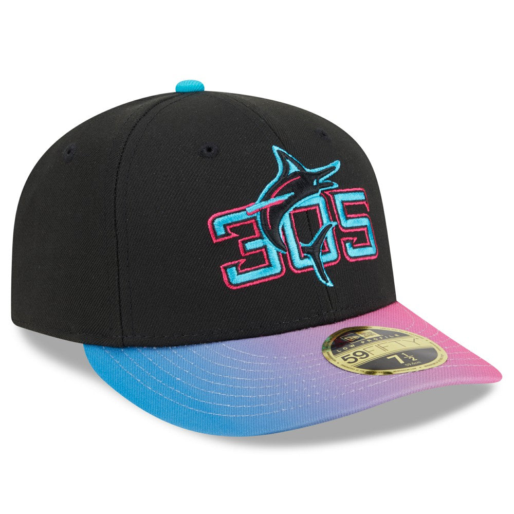 Miami Marlins New Era 2025 City Connect Low Profile 59FIFTY Fitted Hat Sale