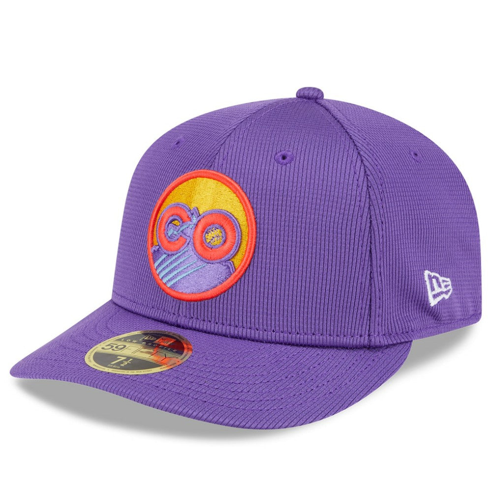Colorado Rockies New Era 2025 City Connect Batting Practice Low Profile 59FIFTY Fitted Hat Lifestyle