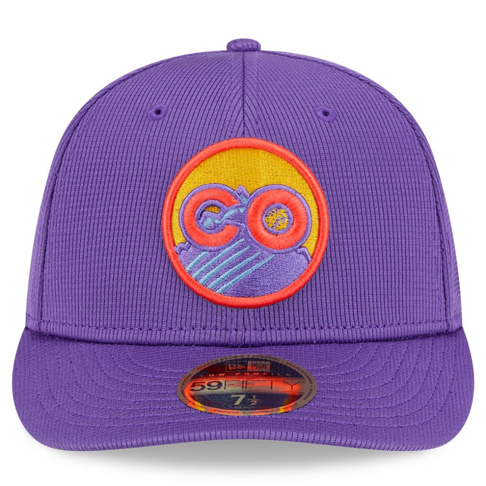Colorado Rockies New Era 2025 City Connect Batting Practice Low Profile 59FIFTY Fitted Hat Lifestyle