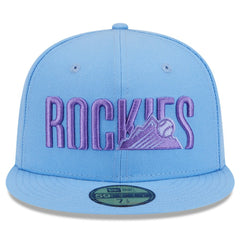 Colorado Rockies New Era 2025 City Connect Fan Pack 59FIFTY Fitted Hat Lifestyle