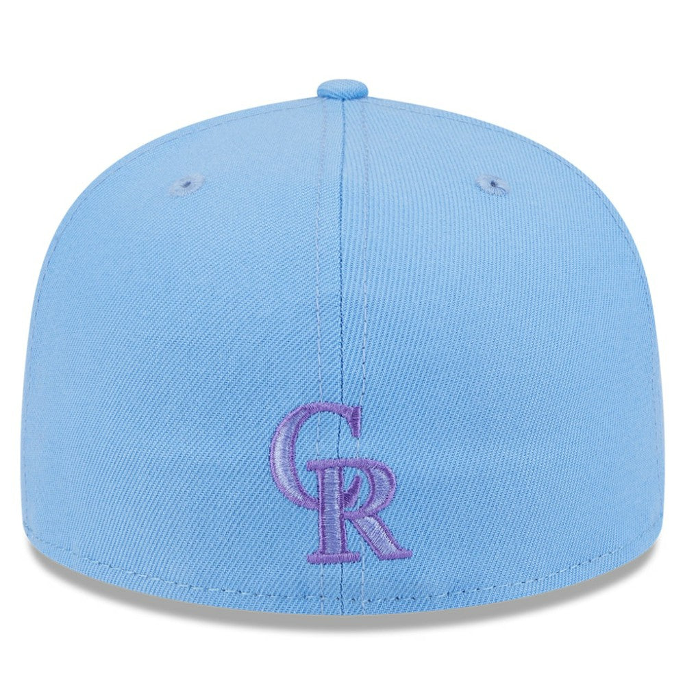 Colorado Rockies New Era 2025 City Connect Fan Pack 59FIFTY Fitted Hat Lifestyle