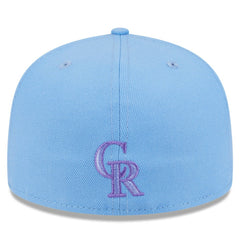 Colorado Rockies New Era 2025 City Connect Fan Pack 59FIFTY Fitted Hat Lifestyle