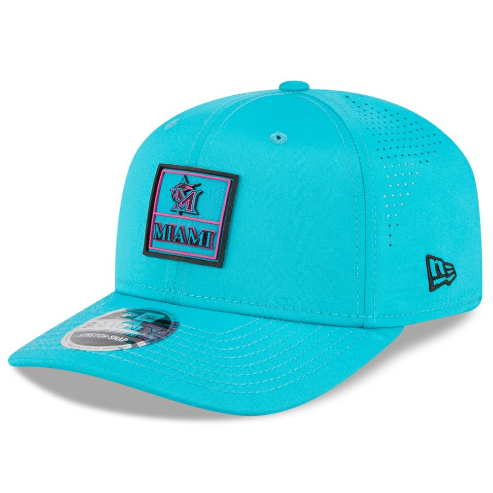 Miami Marlins New Era 2025 City Connect 9SEVENTY Adjustable Hat Lifestyle