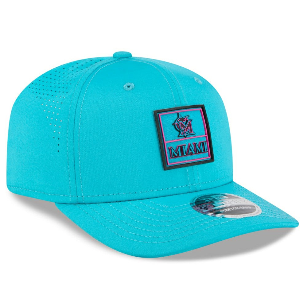 Miami Marlins New Era 2025 City Connect 9SEVENTY Adjustable Hat Lifestyle