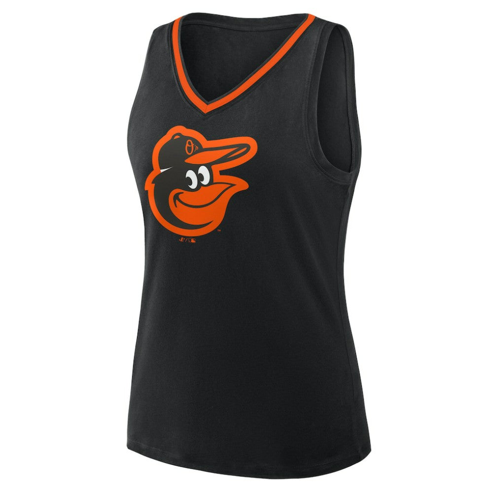Baltimore Orioles Logo Athletic Women's Stellar Win V-Neck Tank Top Sale