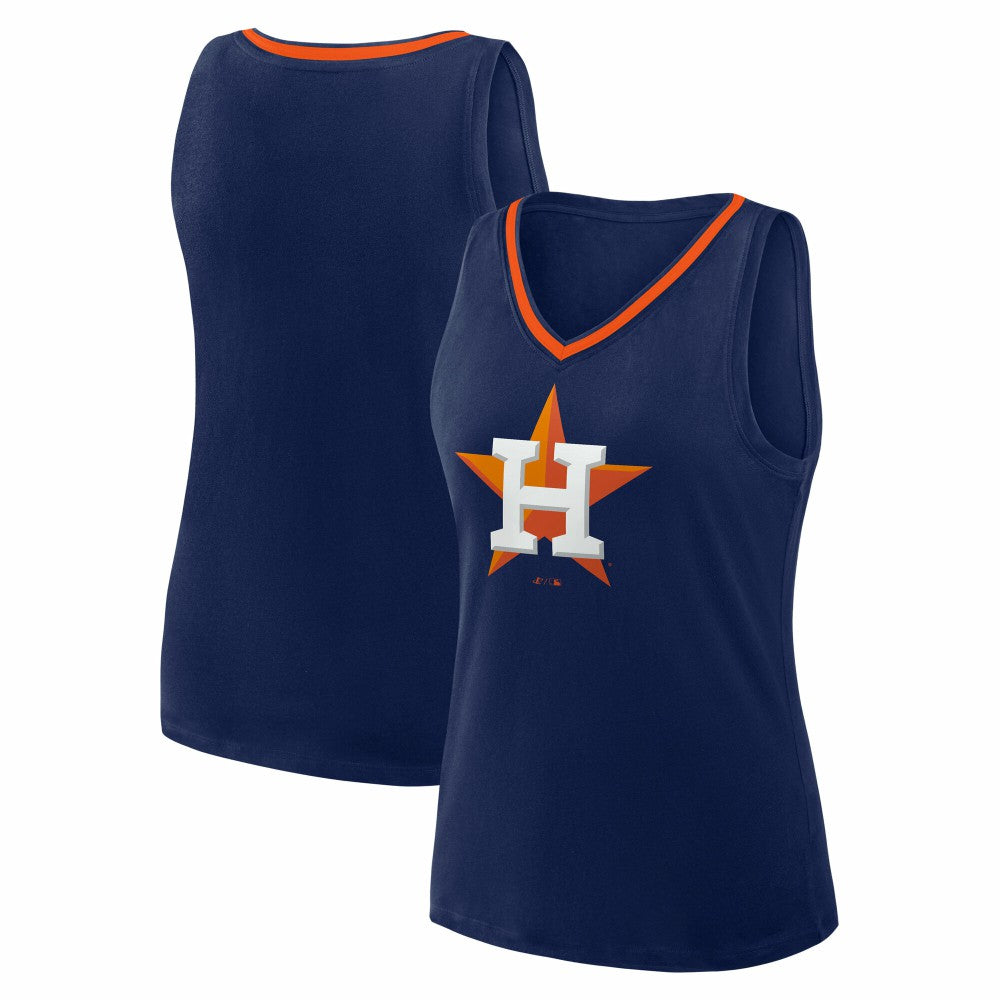Houston Astros Logo Athletic Women's Stellar Win V-Neck Tank Top Sale