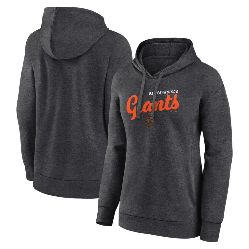 San Francisco Giants Logo Athletic Women's Logo Triumphant V-Neck Pullover Hoodie for sale