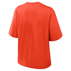 Cincinnati Bengals Women's Glory Arch Boxy T-Shirt Orange - Nike