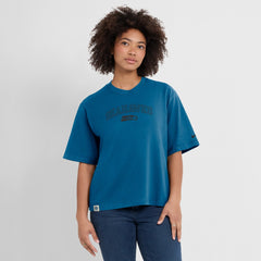 Seattle Seahawks Women's Glory Arch Boxy T-Shirt Blue - Nike
