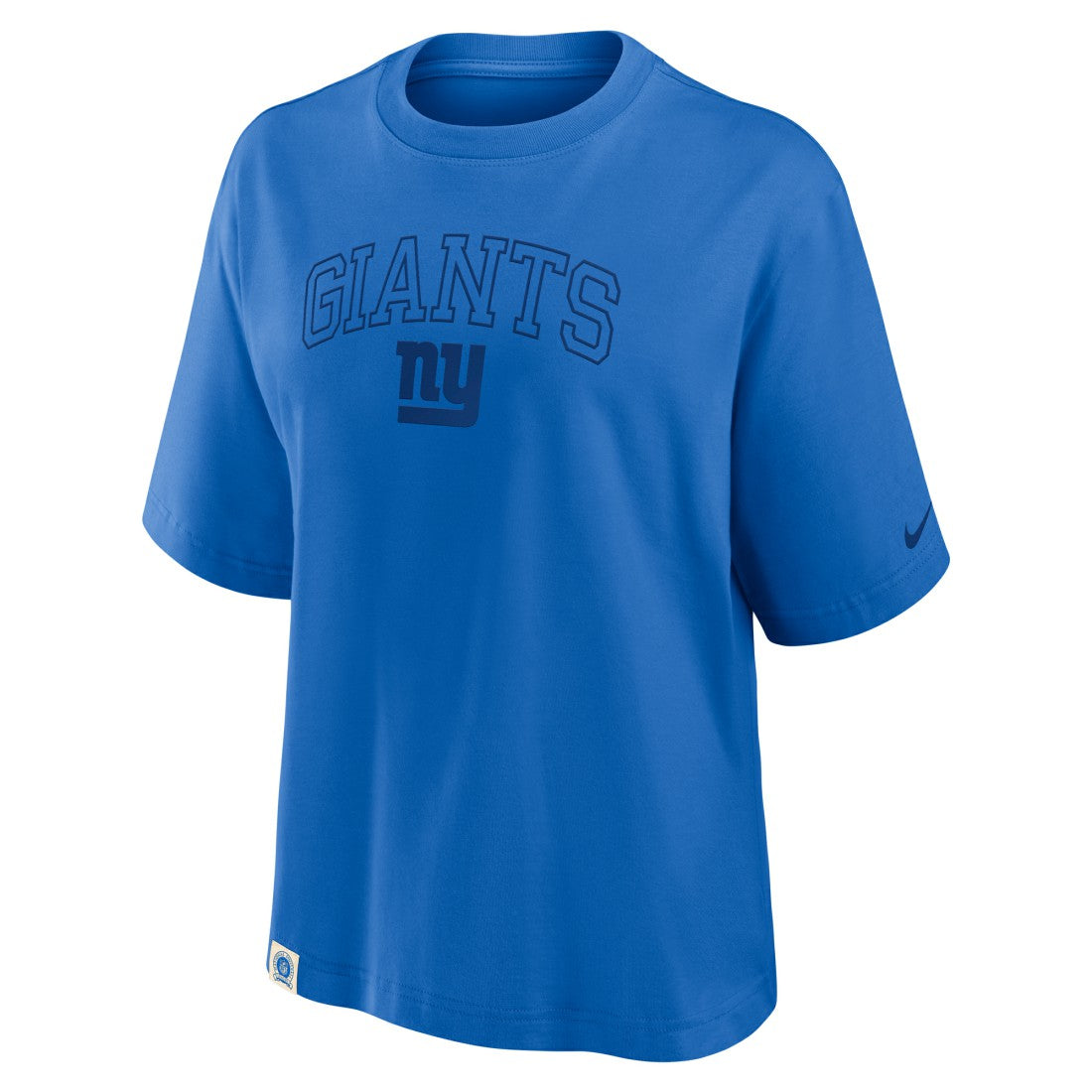 New York Giants Women's Glory Arch Boxy T-Shirt Royal - Nike