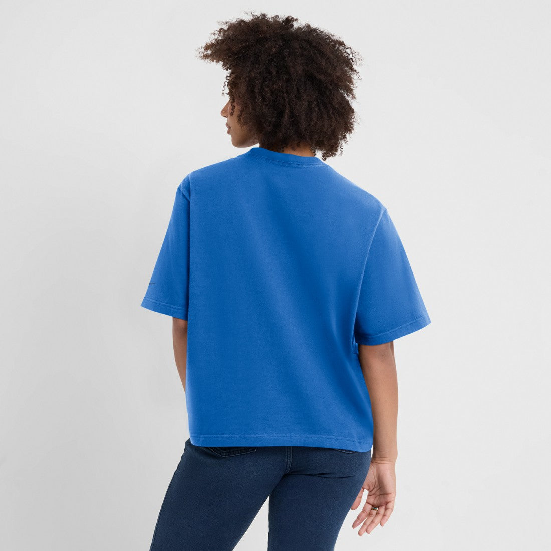New York Giants Women's Glory Arch Boxy T-Shirt Royal - Nike
