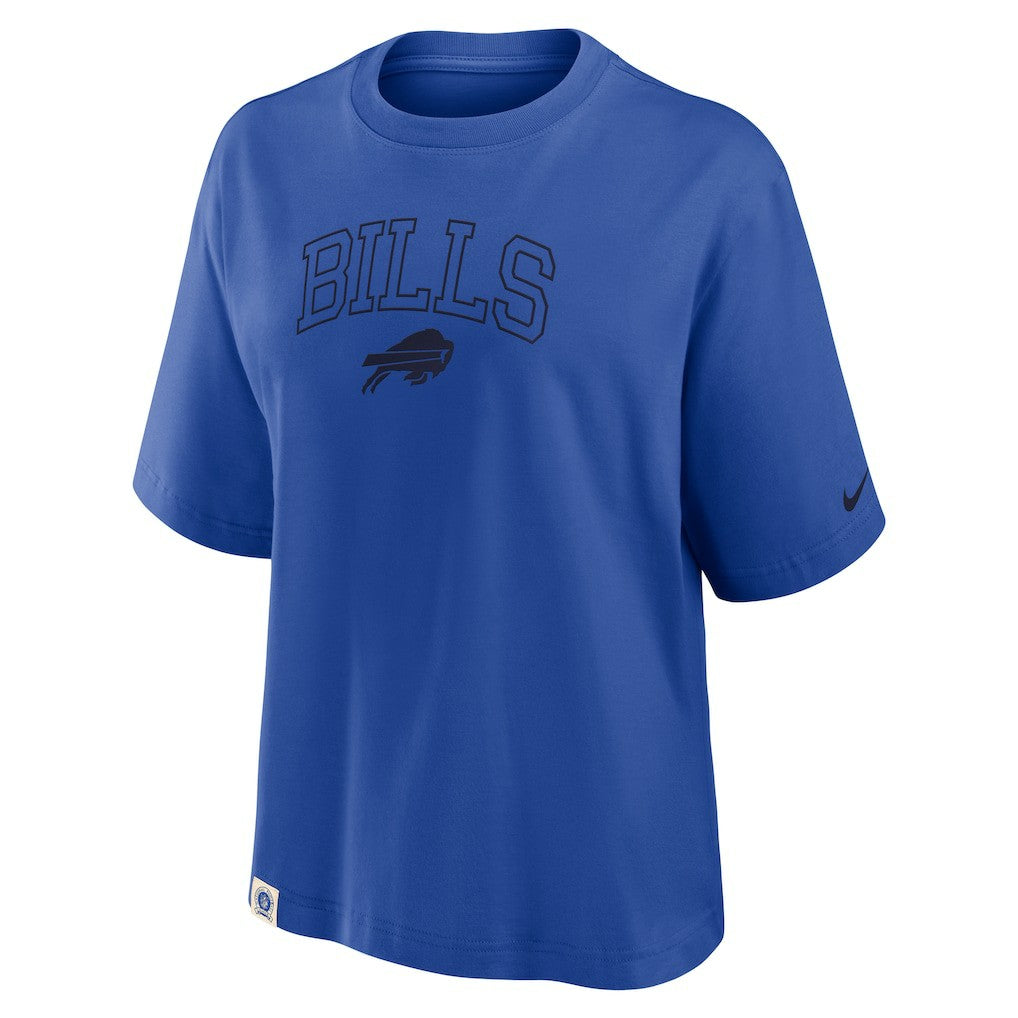 Buffalo Bills Women's Glory Arch Boxy T-Shirt Royal - Nike