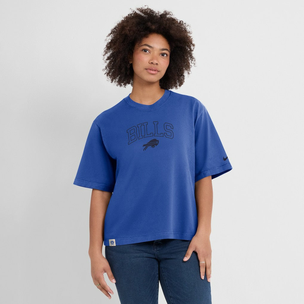 Buffalo Bills Women's Glory Arch Boxy T-Shirt Royal - Nike