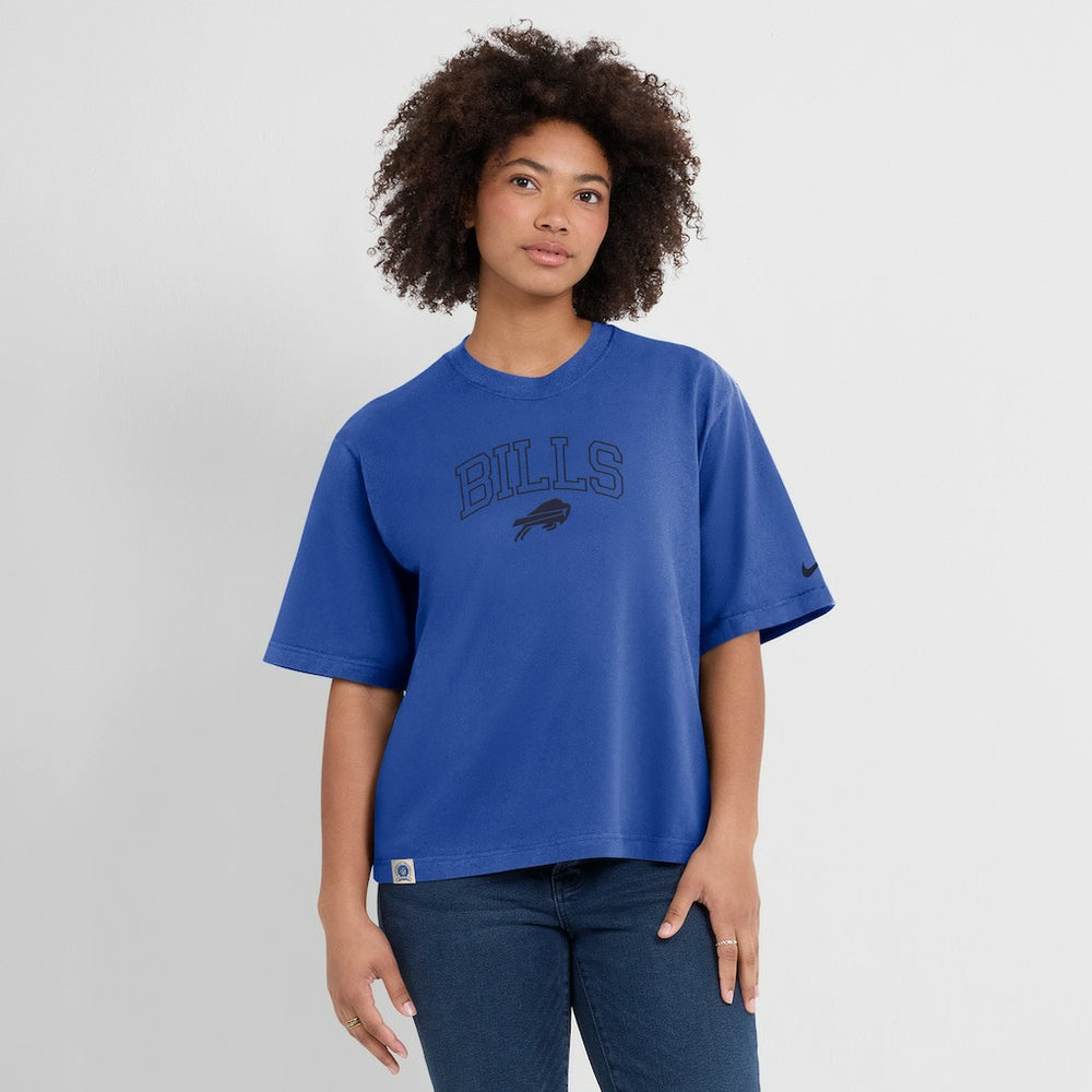 Buffalo Bills Women's Glory Arch Boxy T-Shirt Royal - Nike