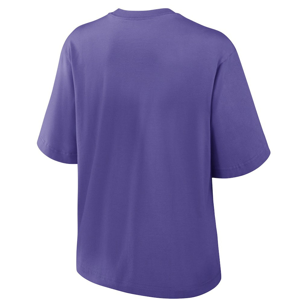 Baltimore Ravens Women's Glory Arch Boxy T-Shirt Purple - Nike
