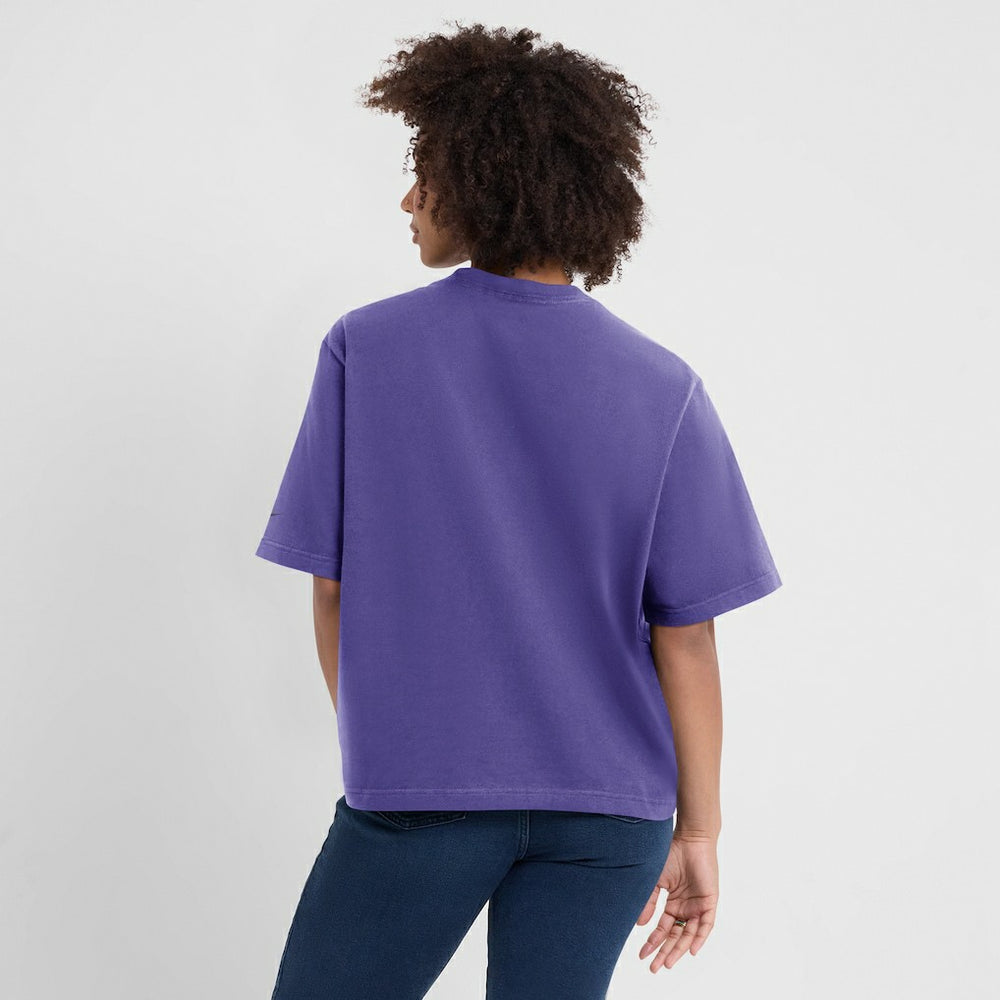 Baltimore Ravens Women's Glory Arch Boxy T-Shirt Purple - Nike
