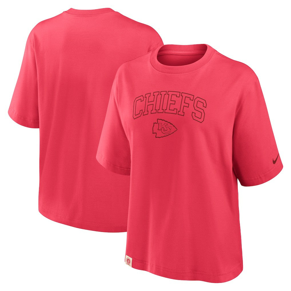 Kansas City Chiefs Women's Glory Arch Boxy T-Shirt Red - Nike