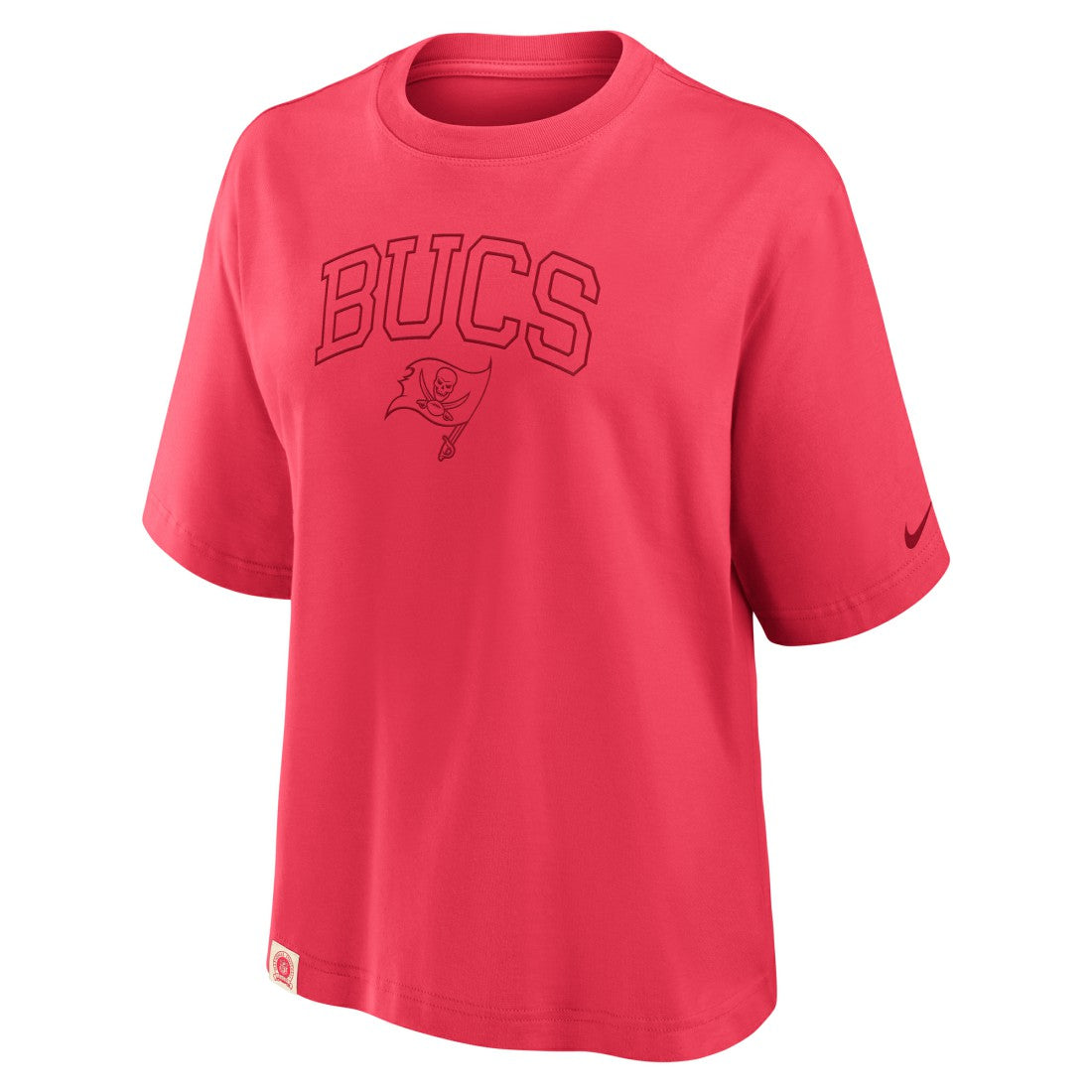 Tampa Bay Buccaneers Women's Glory Arch Boxy T-Shirt Red - Nike