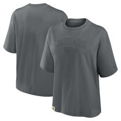 Jacksonville Jaguars Women's Glory Arch Boxy T-Shirt Charcoal - Nike