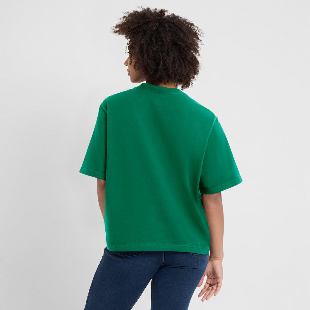 New York Jets Women's Glory Arch Boxy T-Shirt Green - Nike