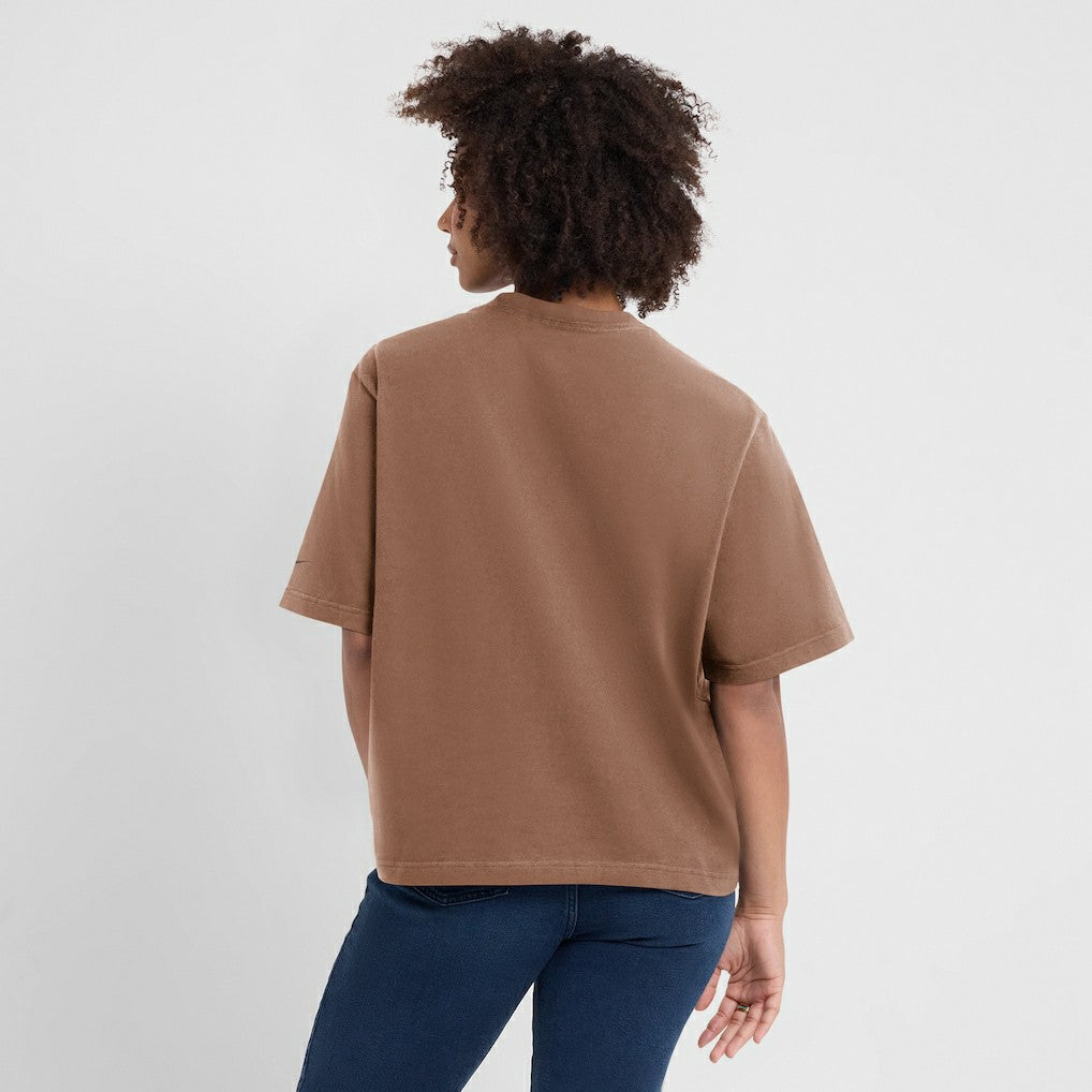 Cleveland Browns Women's Glory Arch Boxy T-Shirt Brown - Nike