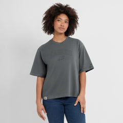 Philadelphia Eagles Women's Glory Arch Boxy T-Shirt Charcoal - Nike