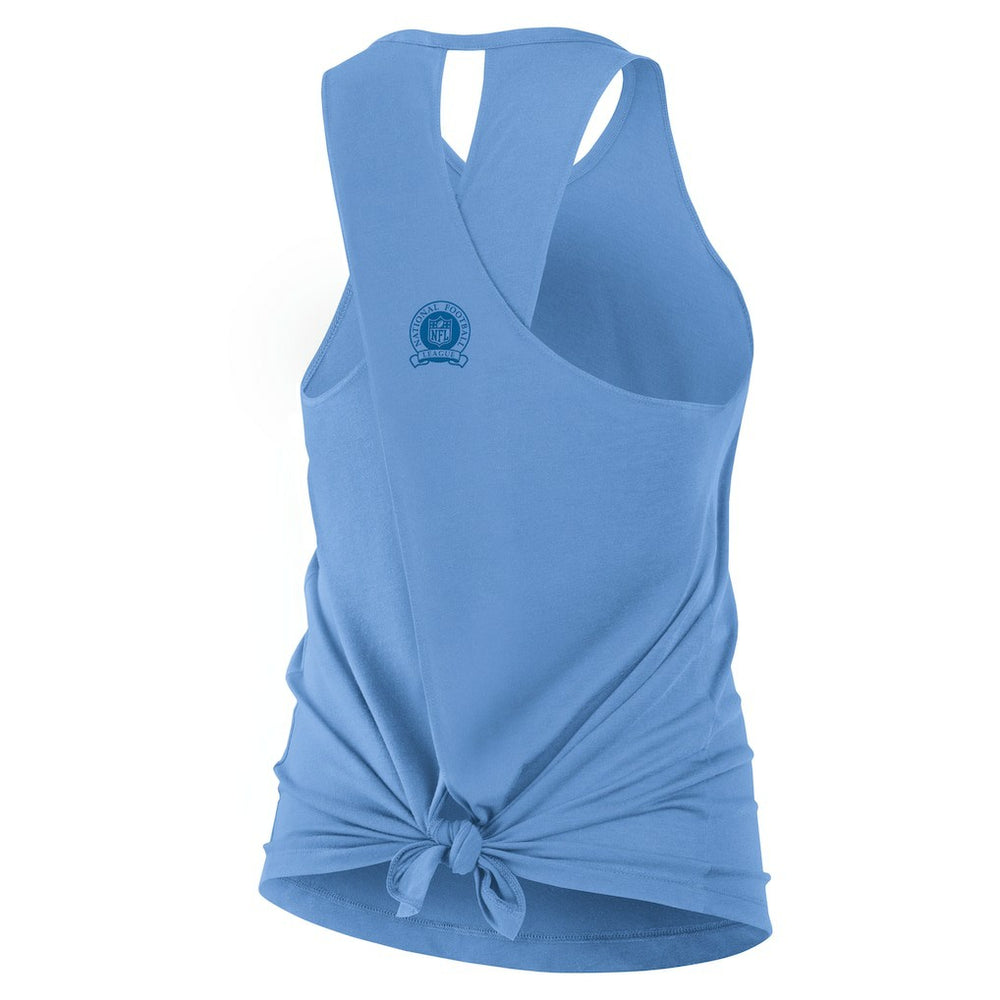 Los Angeles Chargers Women's Glory Open-Back Crisscross Dri-FIT Tank Top Powder Blue - Nike