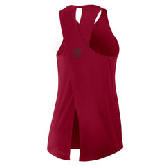 Washington Commanders Women's Glory Open-Back Crisscross Dri-FIT Tank Top Burgundy - Nike