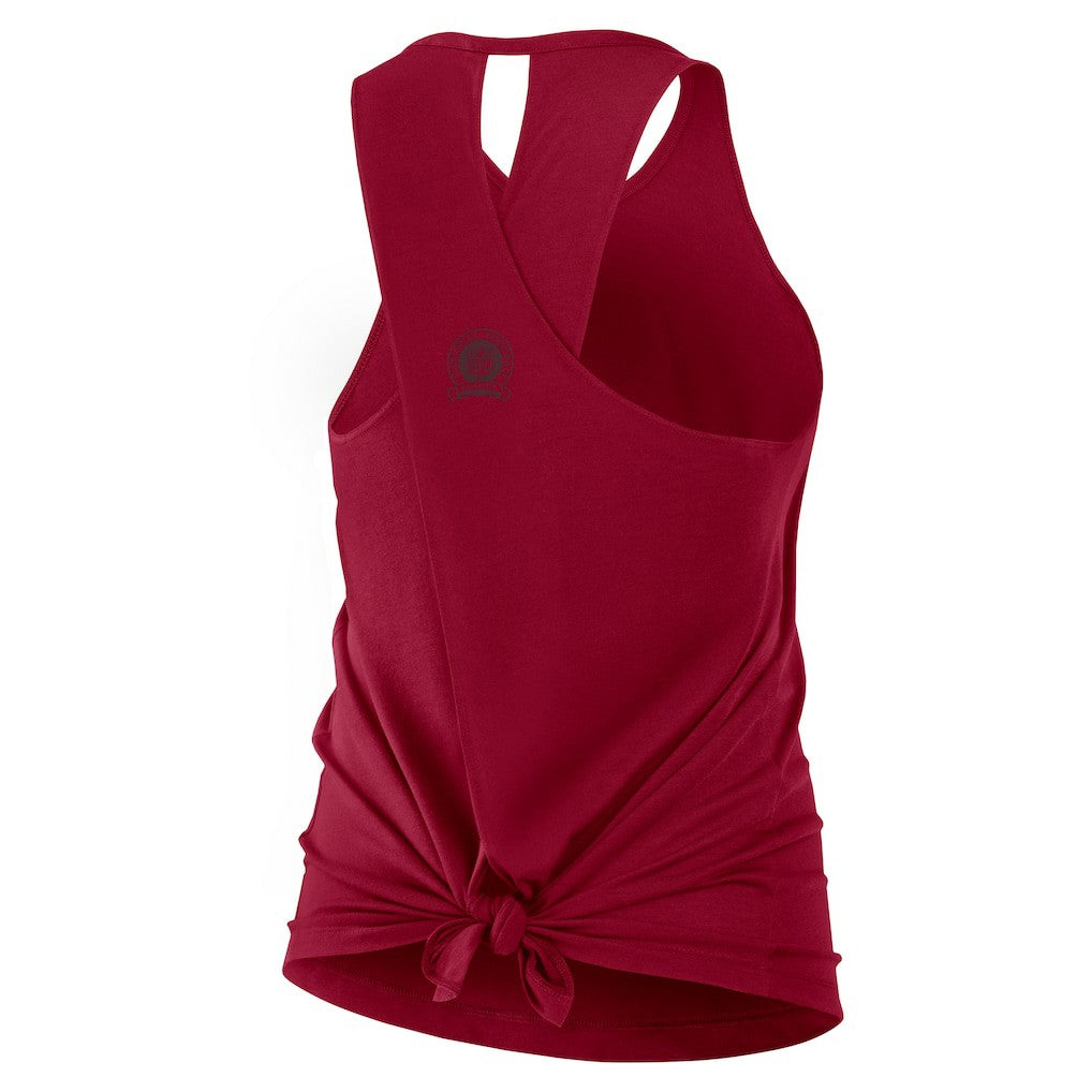 Washington Commanders Women's Glory Open-Back Crisscross Dri-FIT Tank Top Burgundy - Nike