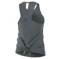 Philadelphia Eagles Women's Glory Open-Back Crisscross Dri-FIT Tank Top Charcoal - Nike