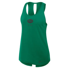 New York Jets Women's Glory Open-Back Crisscross Dri-FIT Tank Top Green - Nike