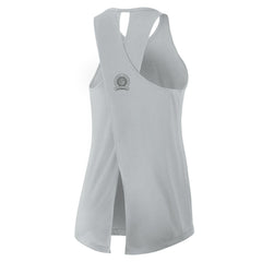 Detroit Lions Women's Glory Open-Back Crisscross Dri-FIT Tank Top Gray - Nike