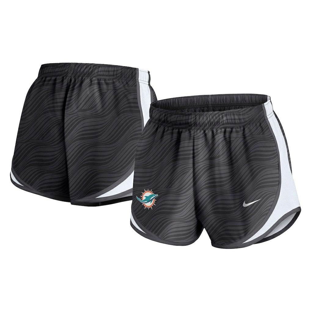 Miami Dolphins Women's Tempo Dri-FIT Shorts Anthracite - Nike