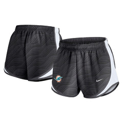 Miami Dolphins Women's Tempo Dri-FIT Shorts Anthracite - Nike