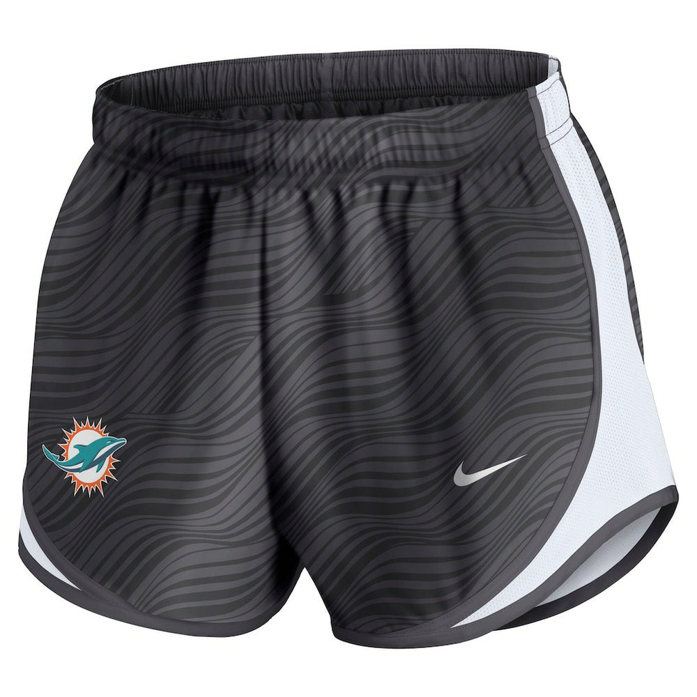 Miami Dolphins Women's Tempo Dri-FIT Shorts Anthracite - Nike