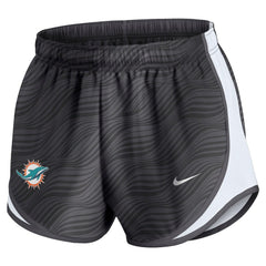 Miami Dolphins Women's Tempo Dri-FIT Shorts Anthracite - Nike