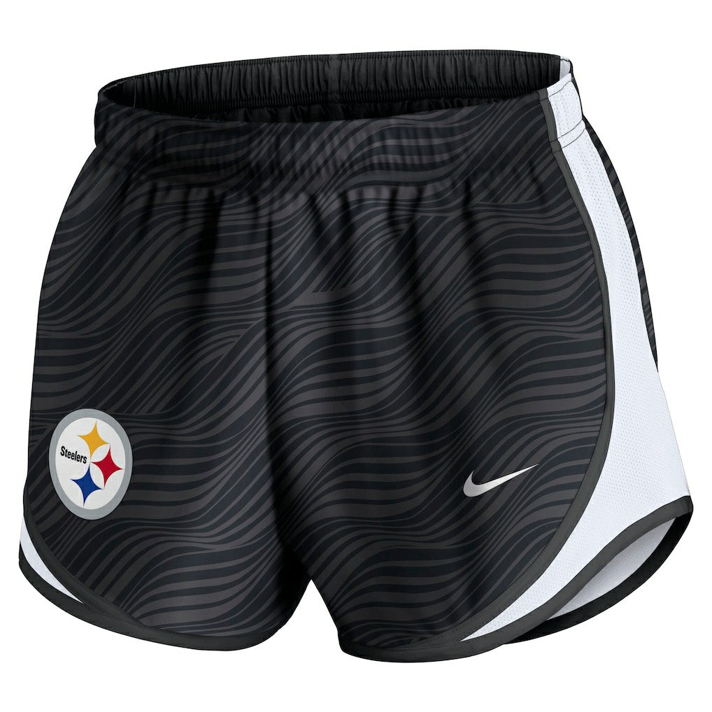 Pittsburgh Steelers Women's Tempo Dri-FIT Shorts Anthracite - Nike