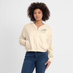 Buffalo Bills Women's Glory Cropped Full-Zip Hoodie Cream - Nike