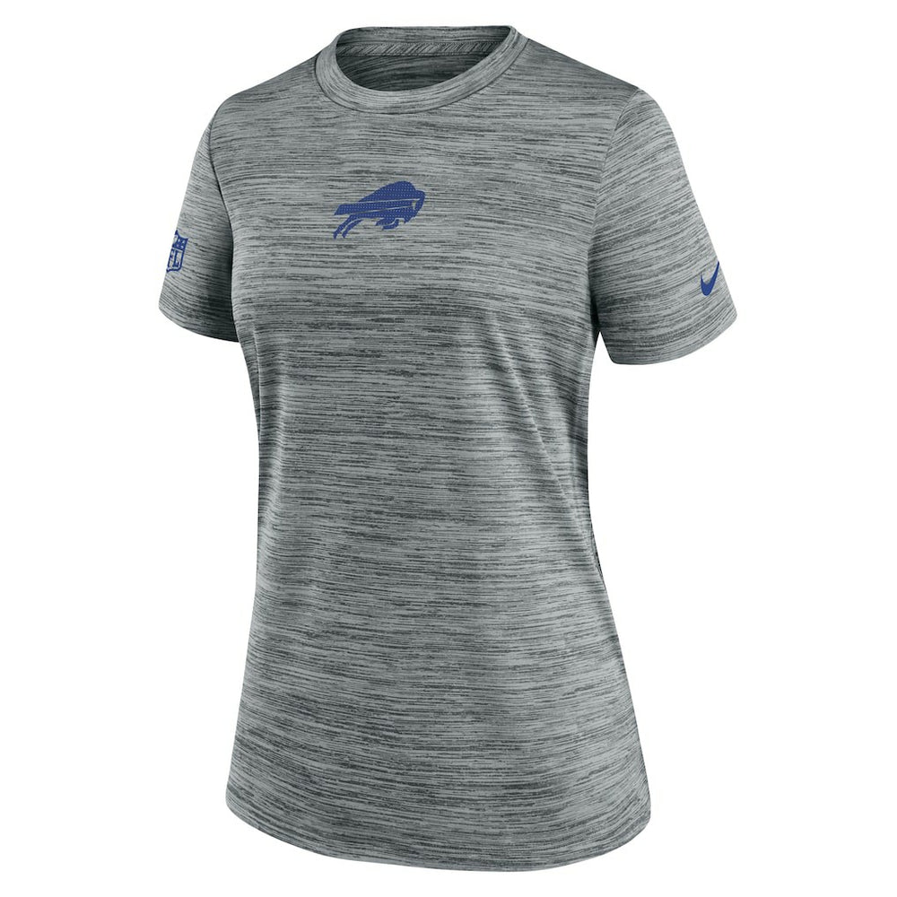 Buffalo Bills Women's Sideline Velocity Dri-FIT T-Shirt Gray - Nike