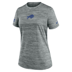 Buffalo Bills Women's Sideline Velocity Dri-FIT T-Shirt Gray - Nike