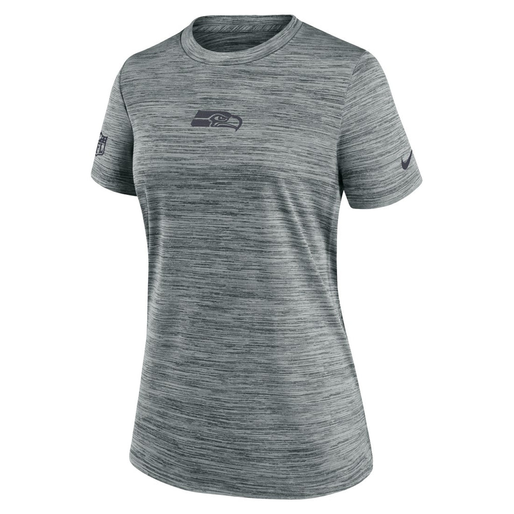 Seattle Seahawks Women's Sideline Velocity Dri-FIT T-Shirt Gray - Nike