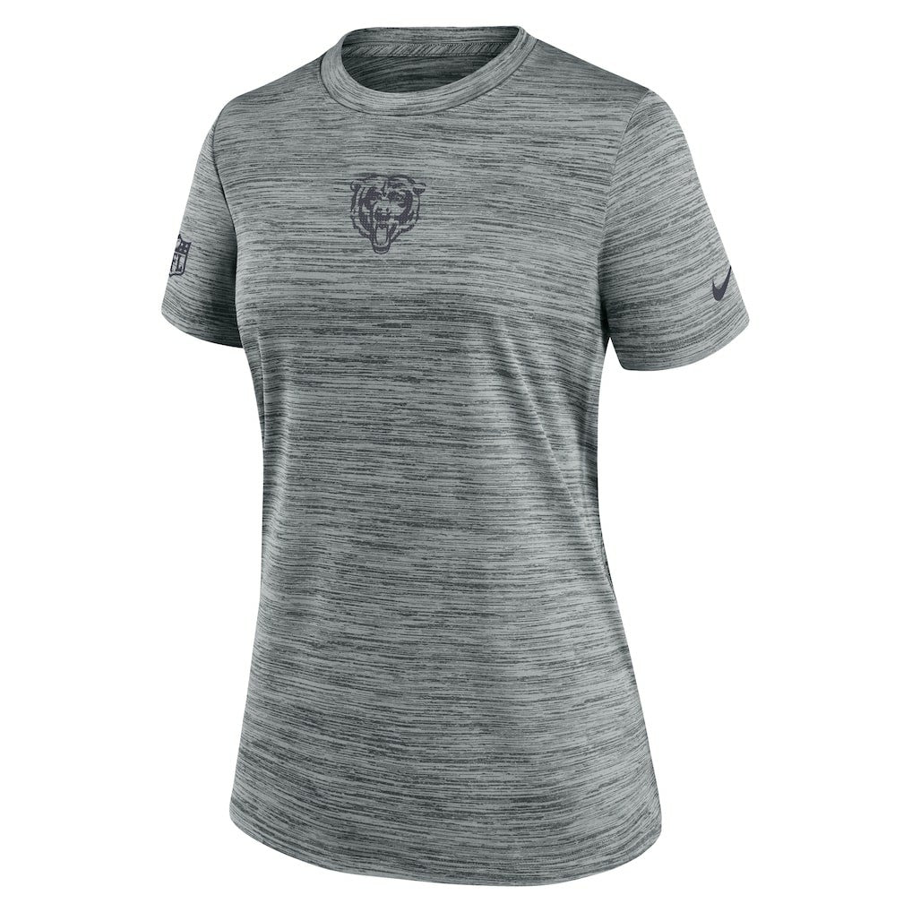 Chicago Bears Women's Sideline Velocity Dri-FIT T-Shirt Gray - Nike