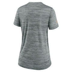 New Orleans Saints Women's Sideline Velocity Dri-FIT T-Shirt Gray - Nike