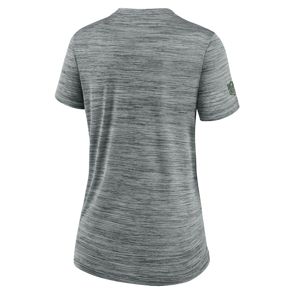 New York Jets Women's Sideline Velocity Dri-FIT T-Shirt Gray - Nike