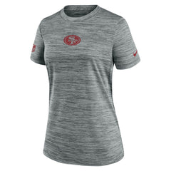 San Francisco 49ers Women's Sideline Velocity Dri-FIT T-Shirt Gray - Nike